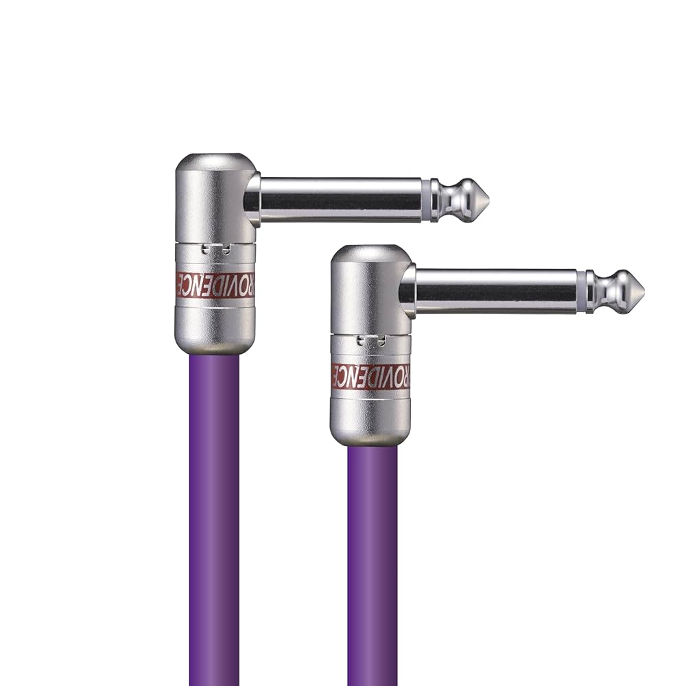 providence 紫色 L型プラグ パッチケーブル 7本セット providence 紫色 L型プラグ パッチケーブル 7本セット